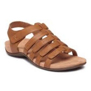 Vionic sandals Harissa Womens size 8 mocha leather